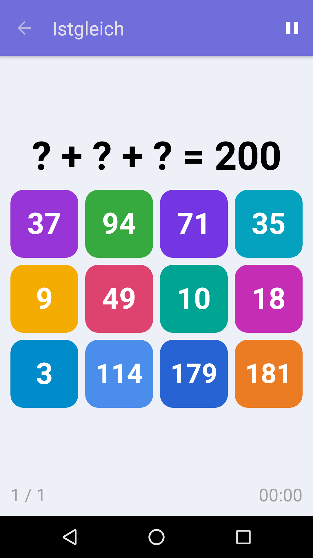 Istgleich : Kostenloses Mathespiel für iPhone und Android