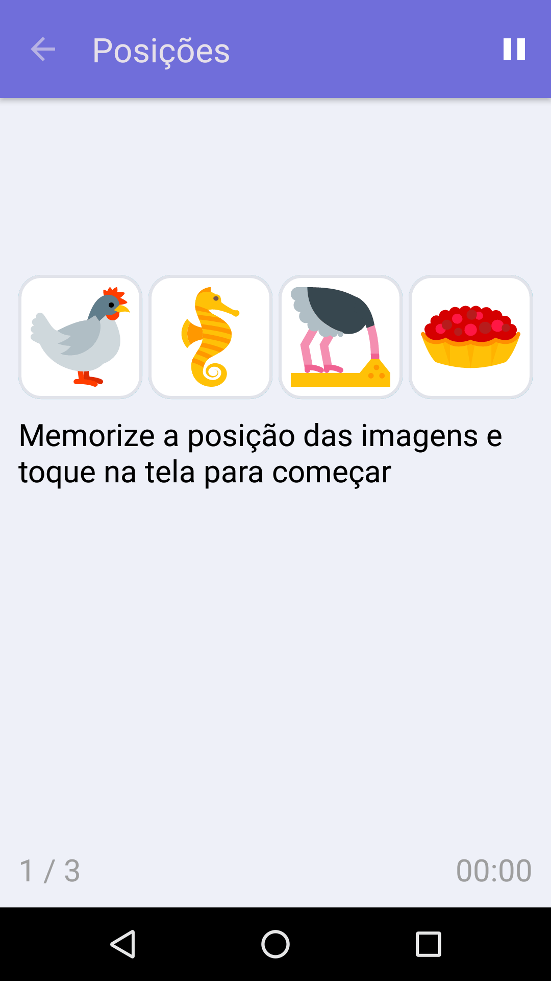 Posições : Jogo gratuito para testar a sua memória, para iPhone e Android